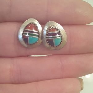 Sterling silver stud earings